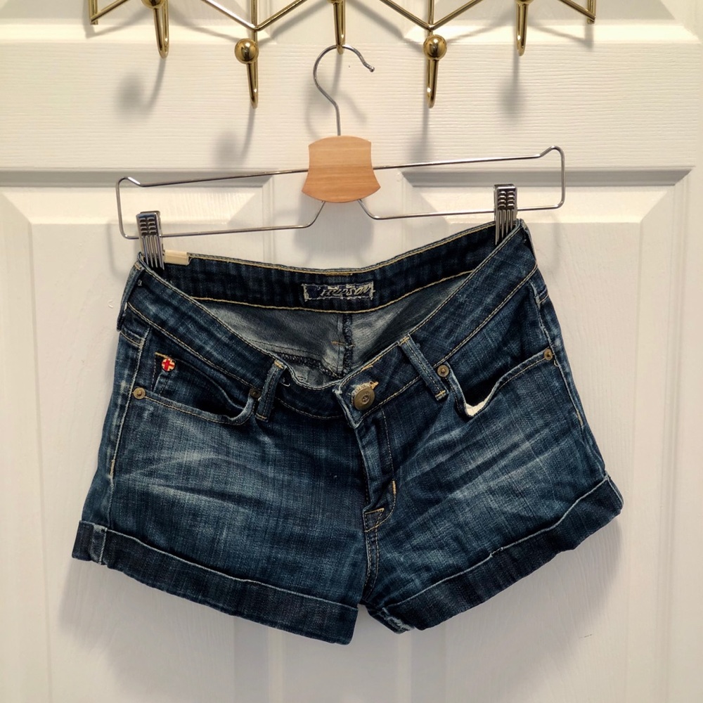 Hudson Mid Rise Jean Shorts